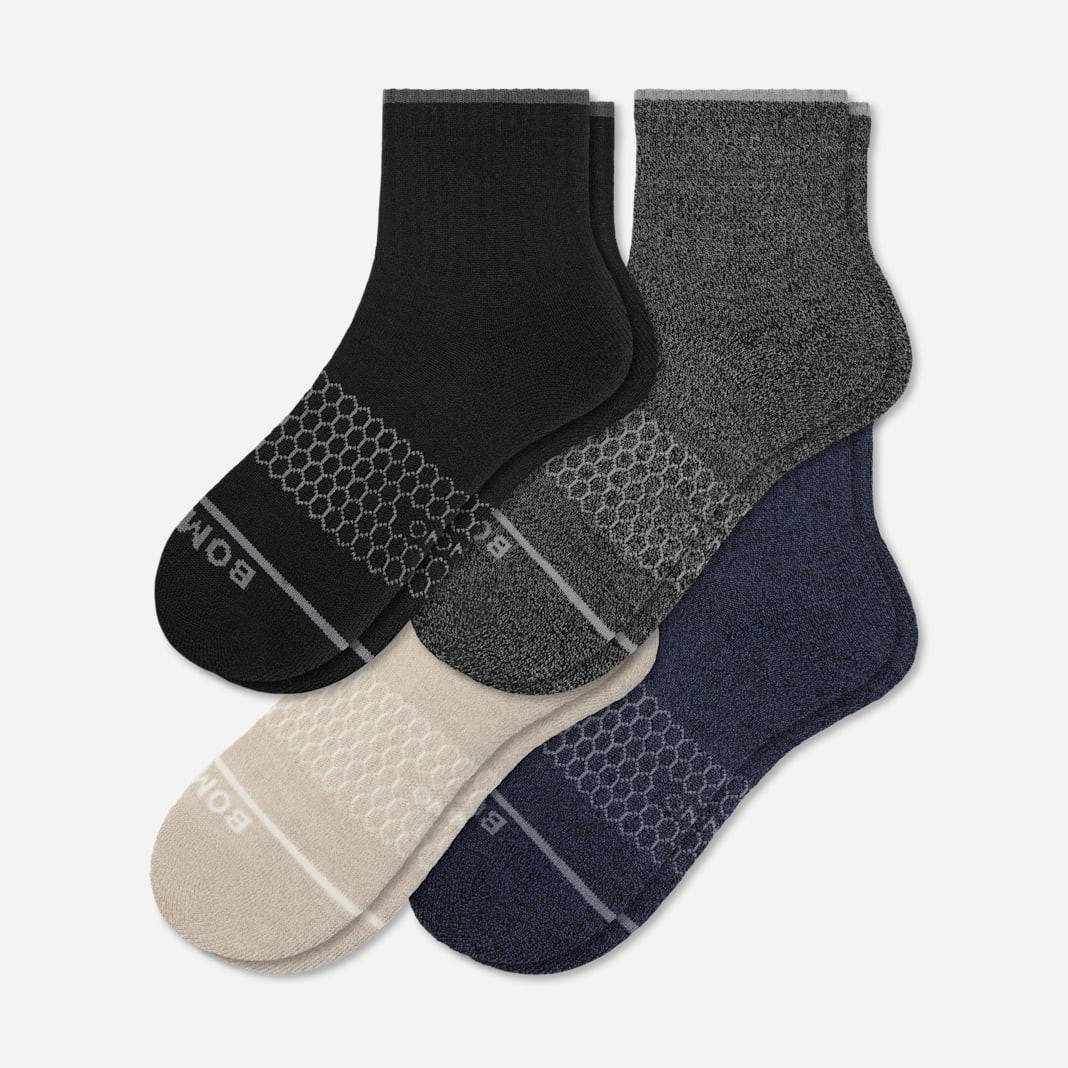 Women's Merino Wool Blend Quarter Sock 4-Pack | Bombas