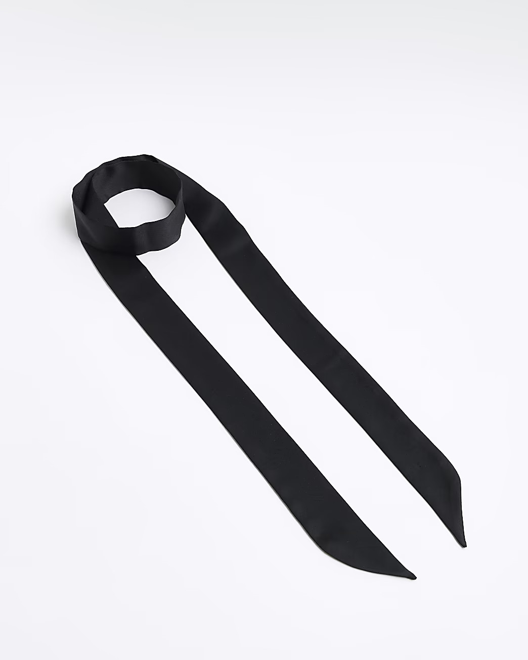 River Island Womens Black Satin Scarf | River Island (UK & IE)
