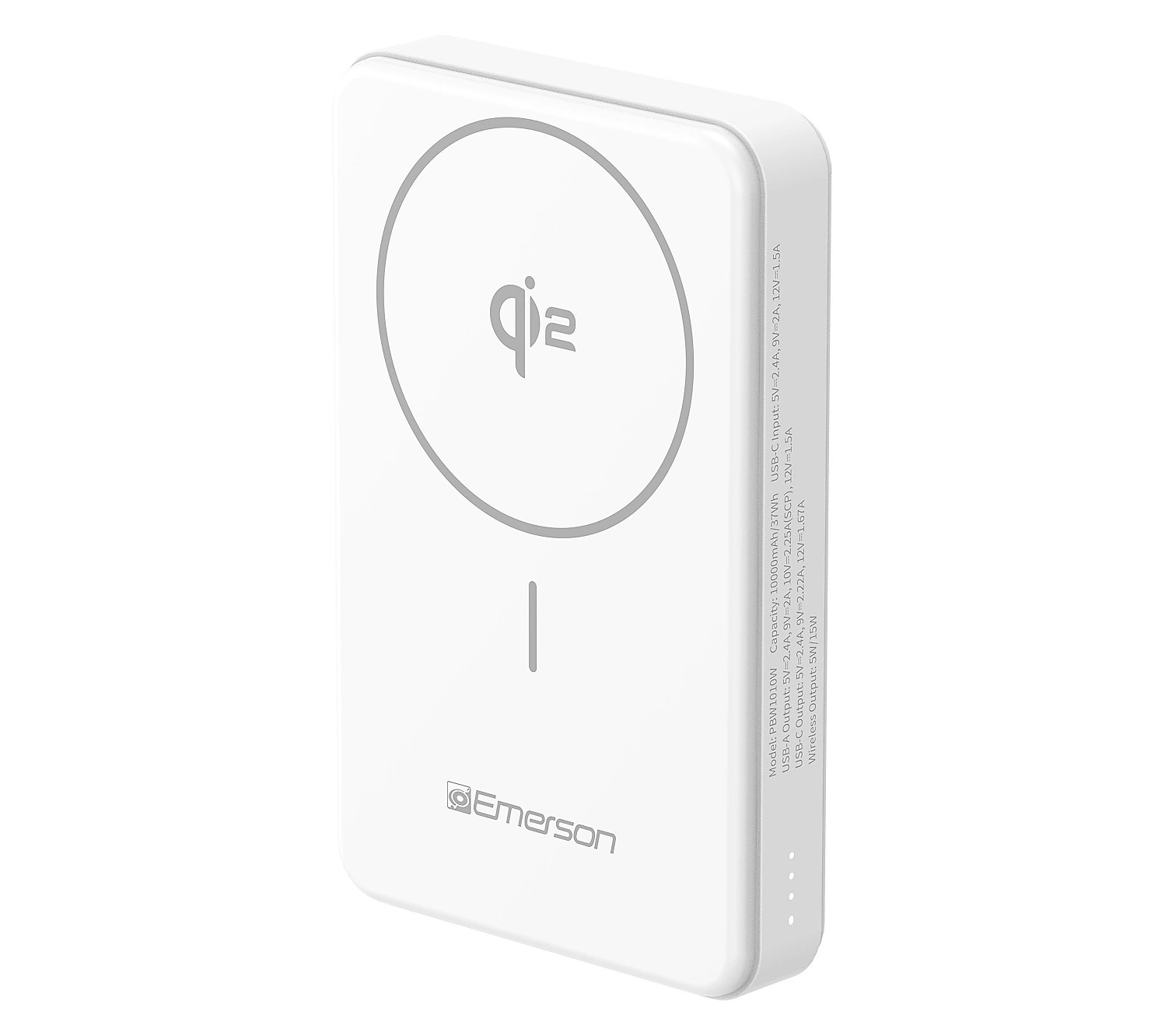 Emerson 10000 mAh Power Bank w/ 15W Magnetic Wi reless Charging | QVC