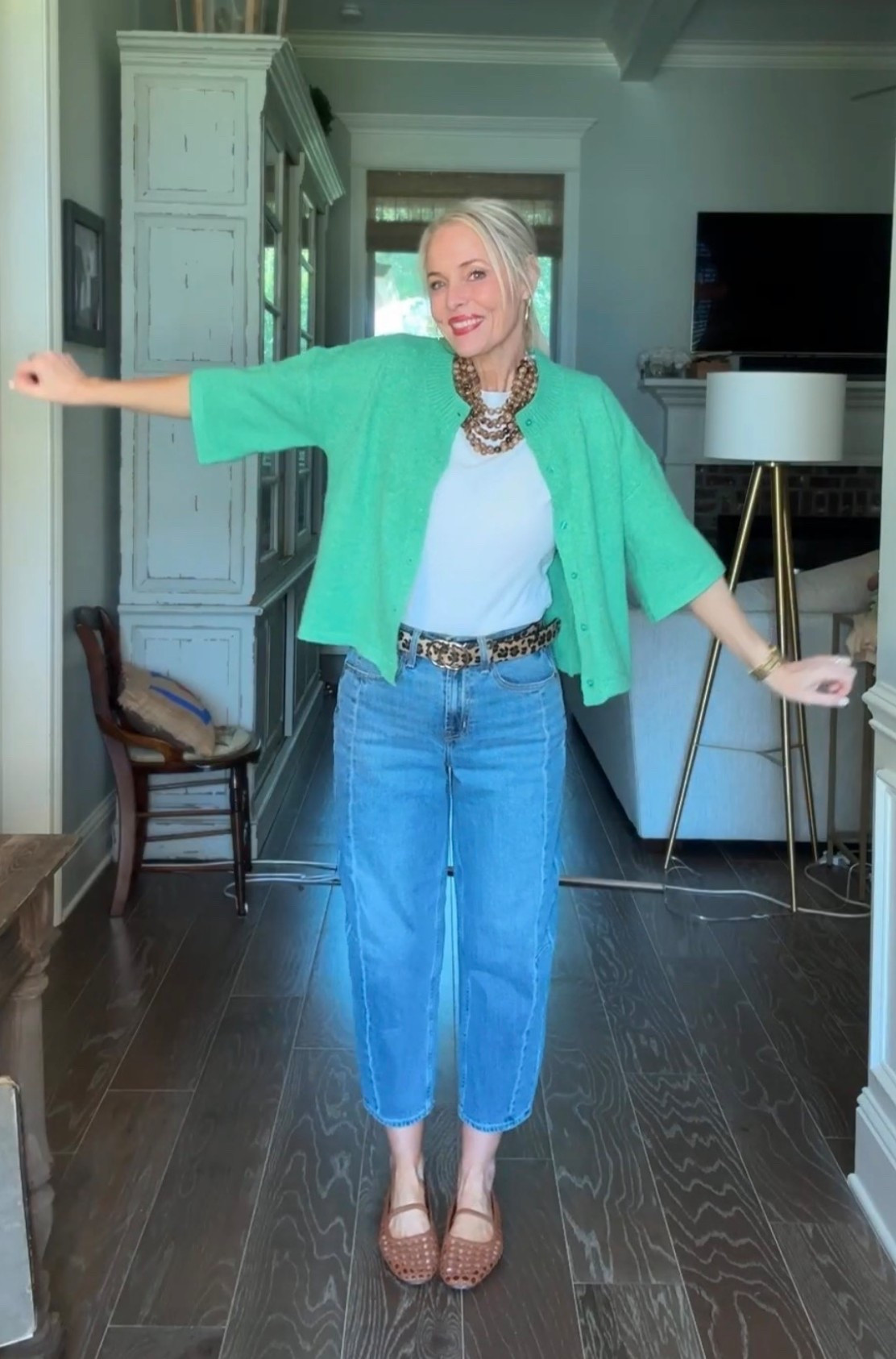 Love love love this green cardigan 



#LTKSaleAlert #LTKootd #LTKOver40