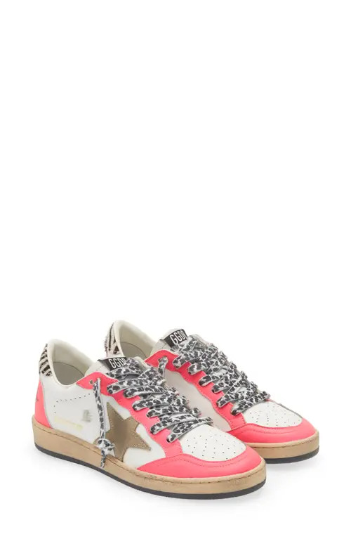 Golden Goose Ball Star Sneaker in Pink at Nordstrom, Size 9Us | Nordstrom