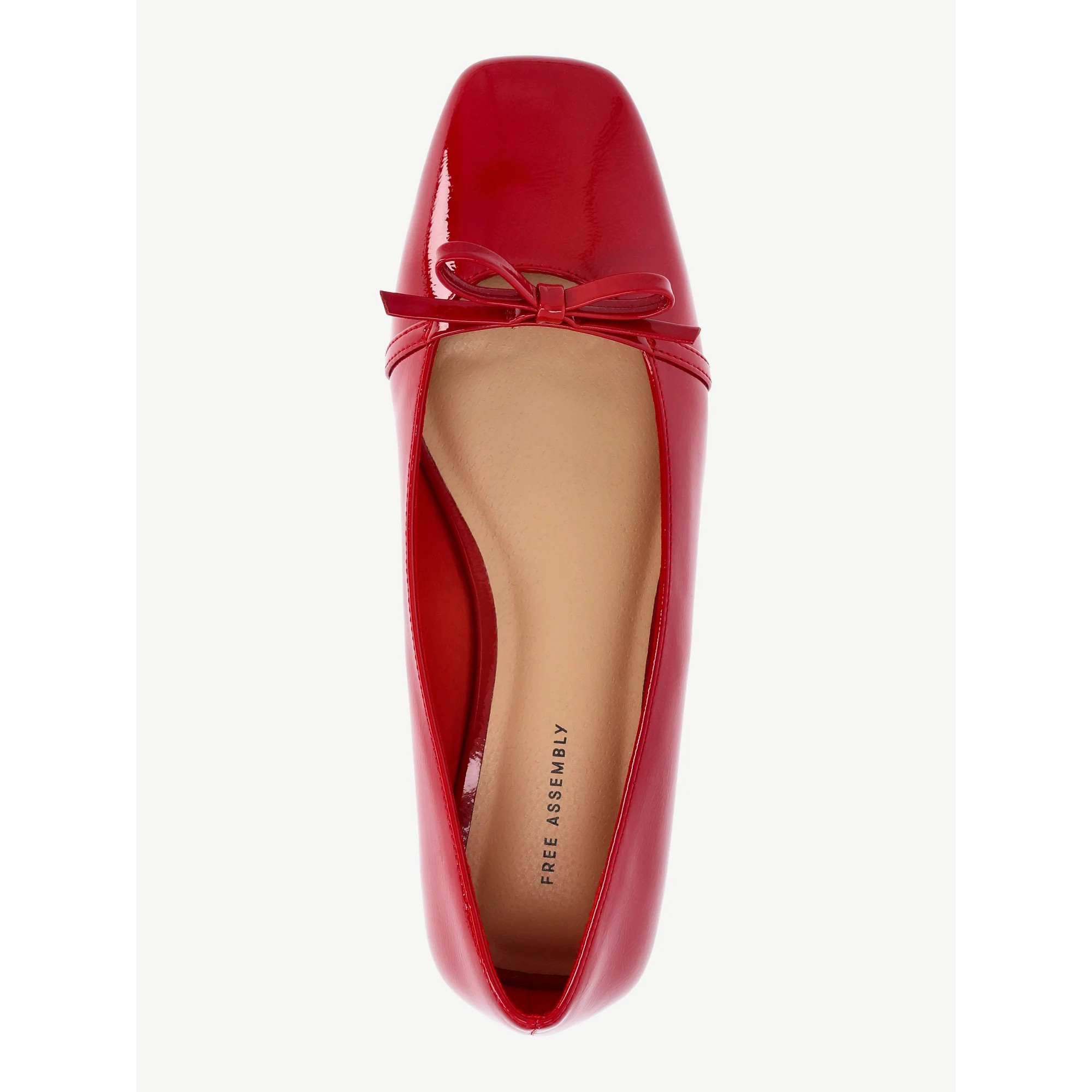 Free Assembly Women's Ballet Flats with Front Bow | Walmart (US)
