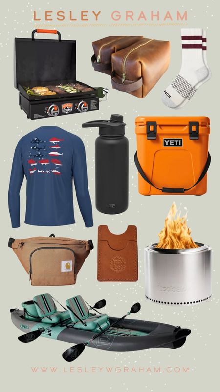 Fathers Day! Travel grill. Leather dopp kit. The best socks. Outdoors shirts. Manly water bottle. Our fave yeti cooler. Fanny pack. Solo stove inflatable kayak!!

#LTKSeasonal #LTKGiftGuide #LTKfamily