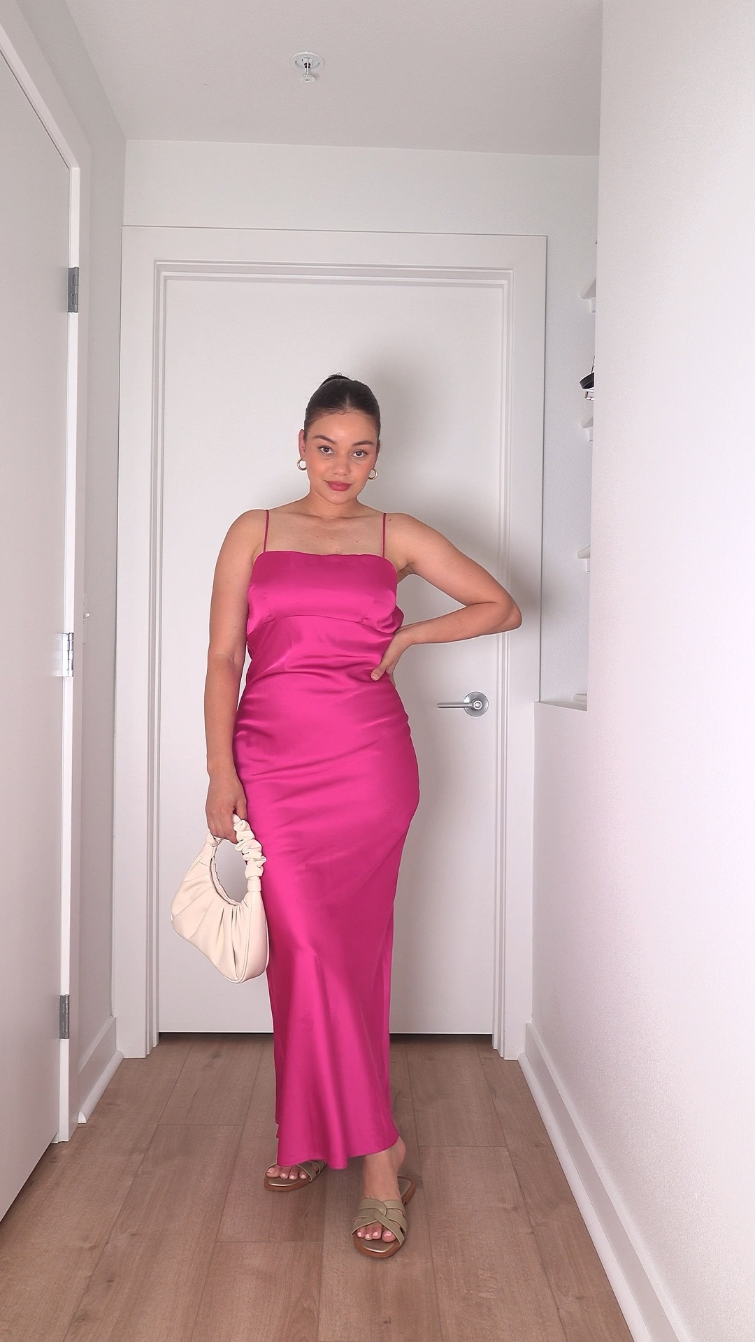 The satin midi dress you need this summer 