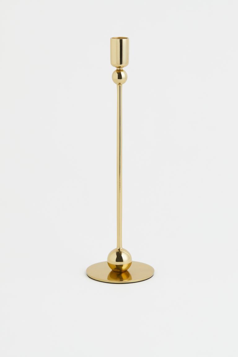Tall metal candlestick | H&M (UK, MY, IN, SG, PH, TW, HK)