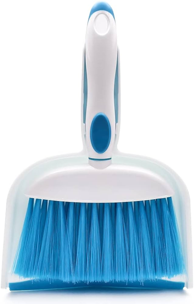 Broom Dustpan Brush Small Dust pan : Small Dustpan and Brush Set Mini Broom and Dustpan Set Whisk... | Amazon (US)