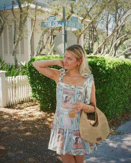 Summer outfit, floral mini dress, beach outfits, travel style, vacation  packing list

#LTKitbag #LTKtravel #LTKstyletip