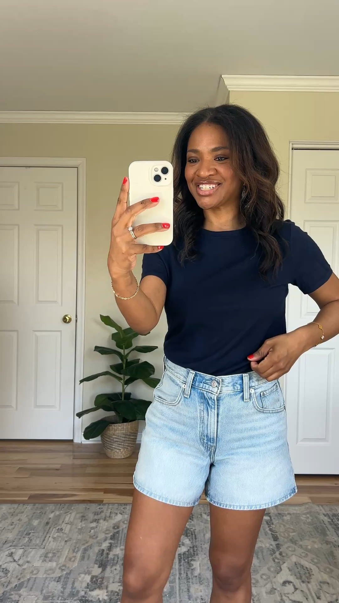 Wearing a small in the shirt and size 27 in the shorts  

#LTKgrwm #LTKOver40 #LTKootd