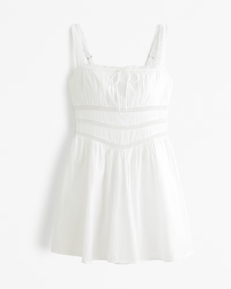 Lace-Pieced Skort | Abercrombie & Fitch (US)