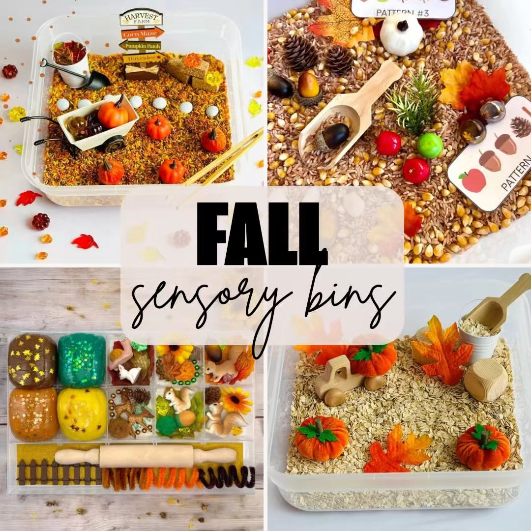 Fall sensory bins are the perfect way to keep little hands busy while embracing all the fall vibes! 🍂 If you’re looking for a fun, easy activity that keeps toddlers entertained, check out these sensory bins!

#SensoryPlay #FallFun #ToddlerLife #BusyHandsHappyKids #FallActivitiesForKids #MomHack #ToddlerActivities #LTKFamily #LTKKids #FallVibes #BusyMomLife #FallCrafts #MomLife

#LTKFamily #LTKKids #LTKSeasonal