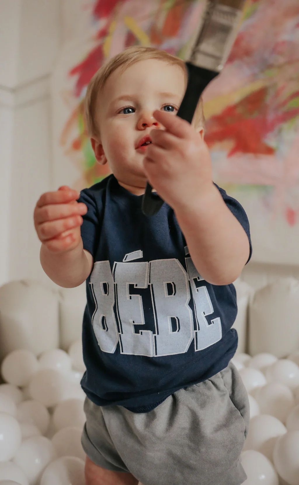 charlie southern: bebe baby tee - blue | RIFFRAFF