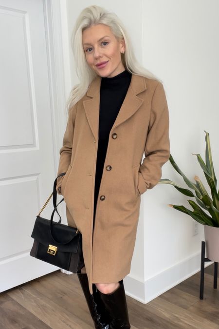 Classic brown coat ~ #abercrombie #outerwear 

#LTKSeasonal #LTKfindsunder50