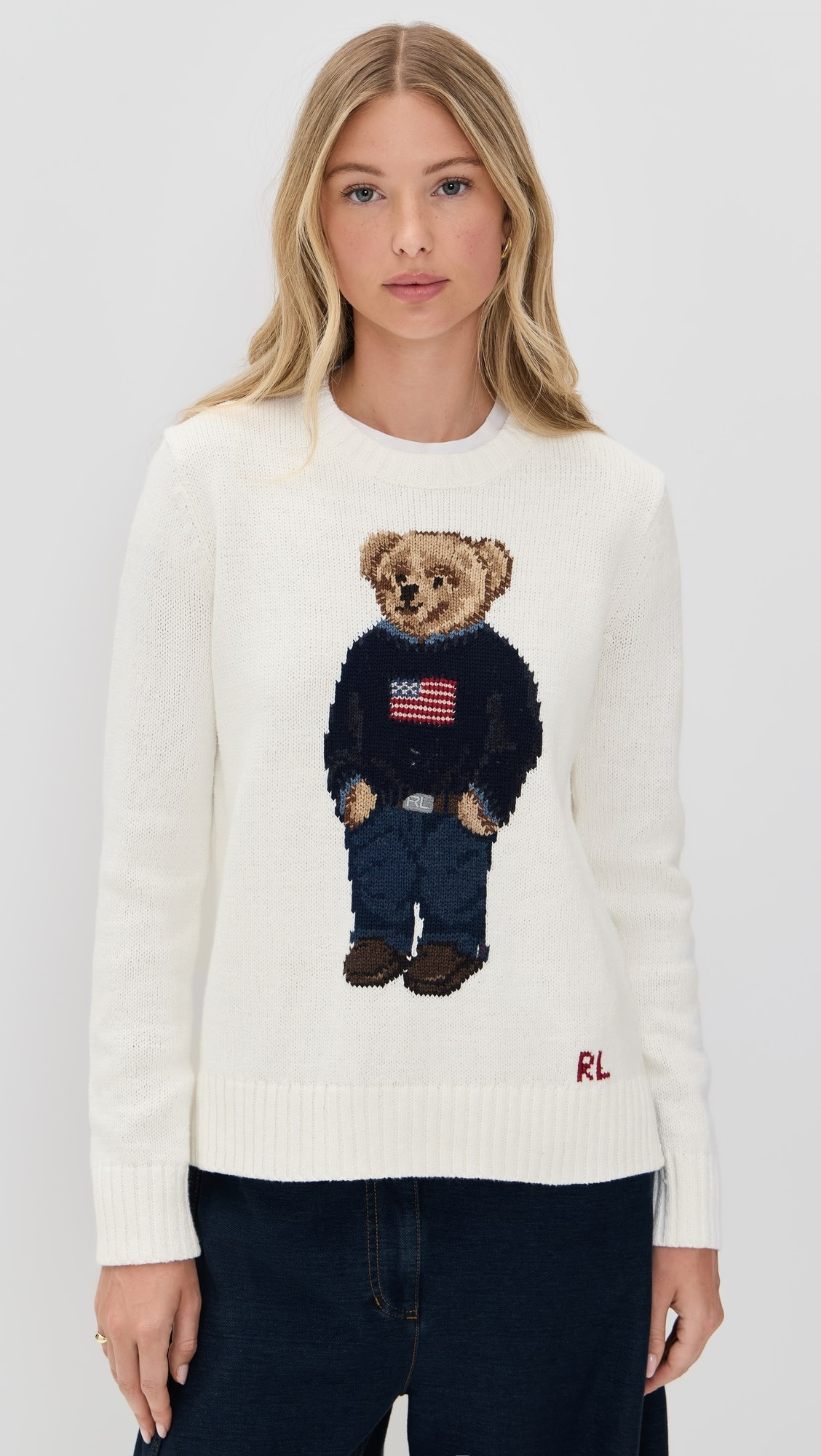 American Flag Bear Sweater | Shopbop