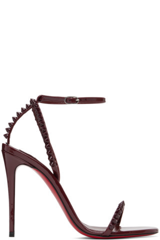 Burgundy So Me 100 Sandals | SSENSE