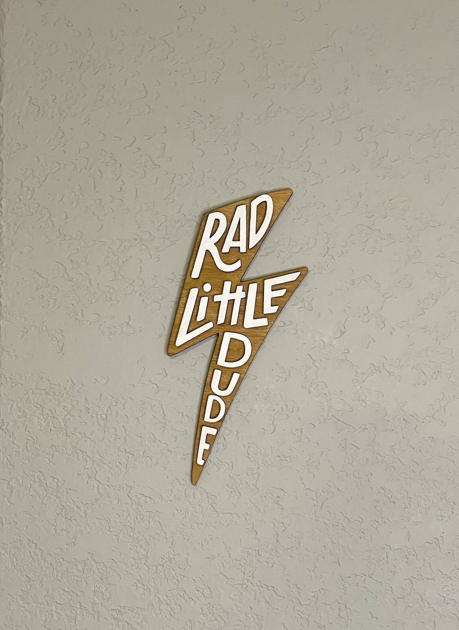 Rad Little Dude / Kids Room Sign / Lightning Bolt /dude Decor/ | Etsy | Etsy (US)