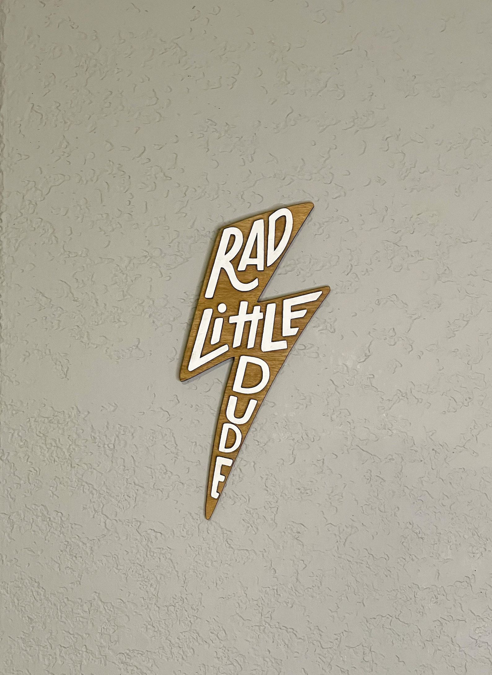 Rad Little Dude / Kids Room Sign / Lightning Bolt /dude Decor/ | Etsy | Etsy (US)