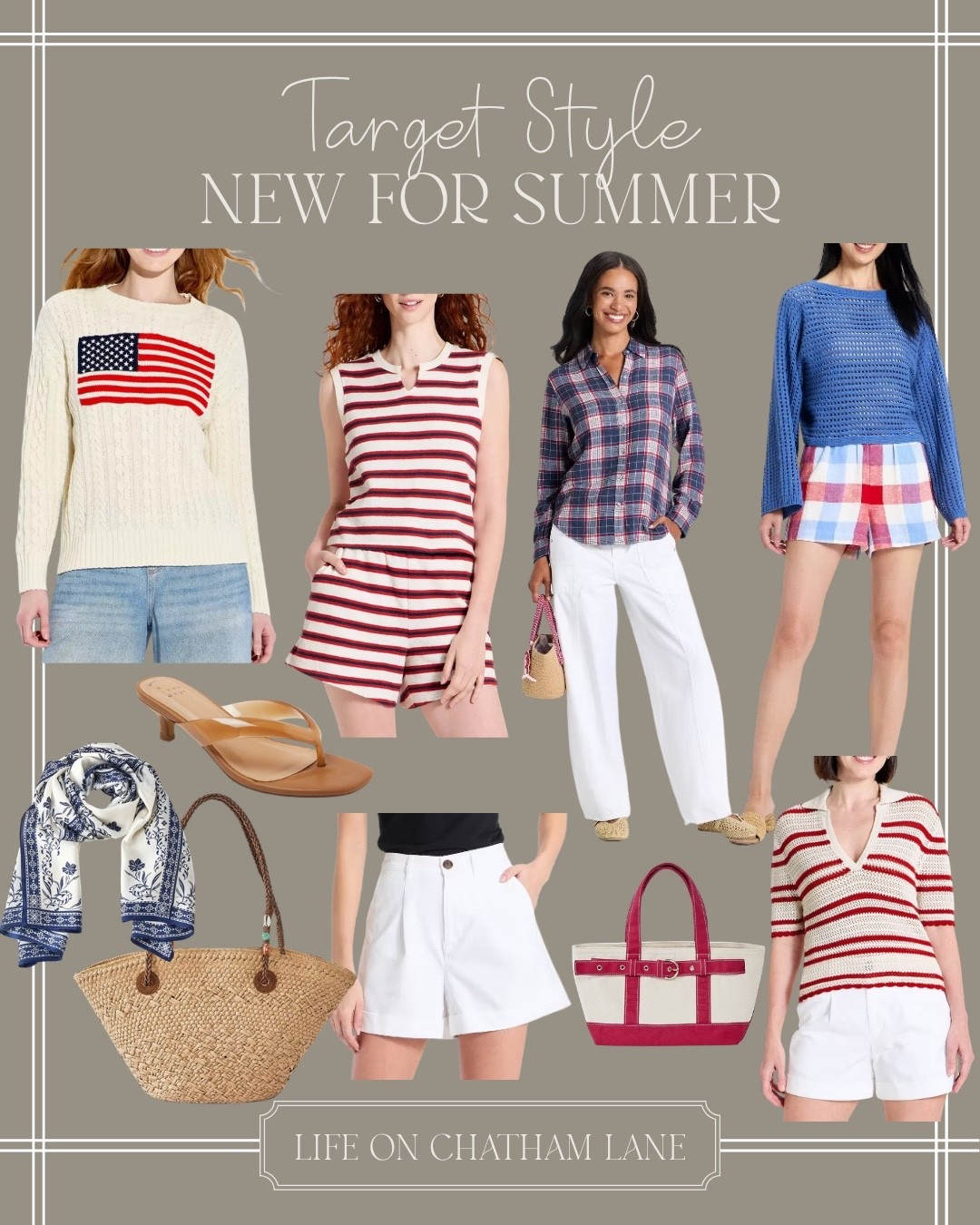 New summer patriotic fashion finds from Target!  Perfect for the upcoming summer season!

#LTKSeasonal #LTKHome
