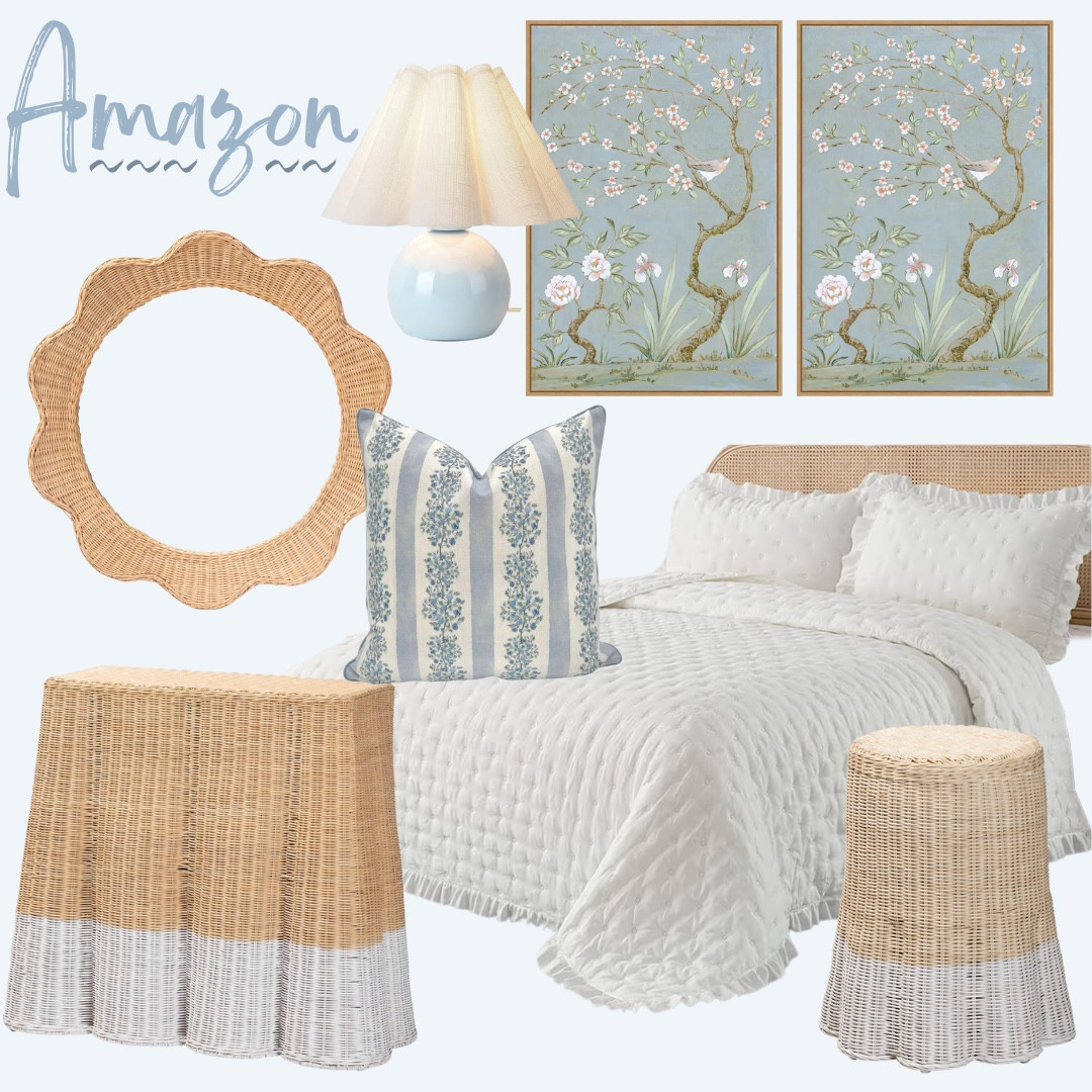 Amazon finds with that effortless coastal feel we love 🤍
Rattan textures, soft blues, and timeless details—designer look for less! 

Reply SHOP for info 

coastal home, amazon home finds, neutral home, rattan decor, blue and white decor, coastal chic, designer look for less, home finds, amazon must haves, home styling, interior inspo, curated home, budget friendly decor

#AmazonFinds #CoastalHome #HomeInspo #NeutralDecor #RattanDecor #BlueAndWhite #DesignerLookForLess #AmazonHome 

#LTKHome