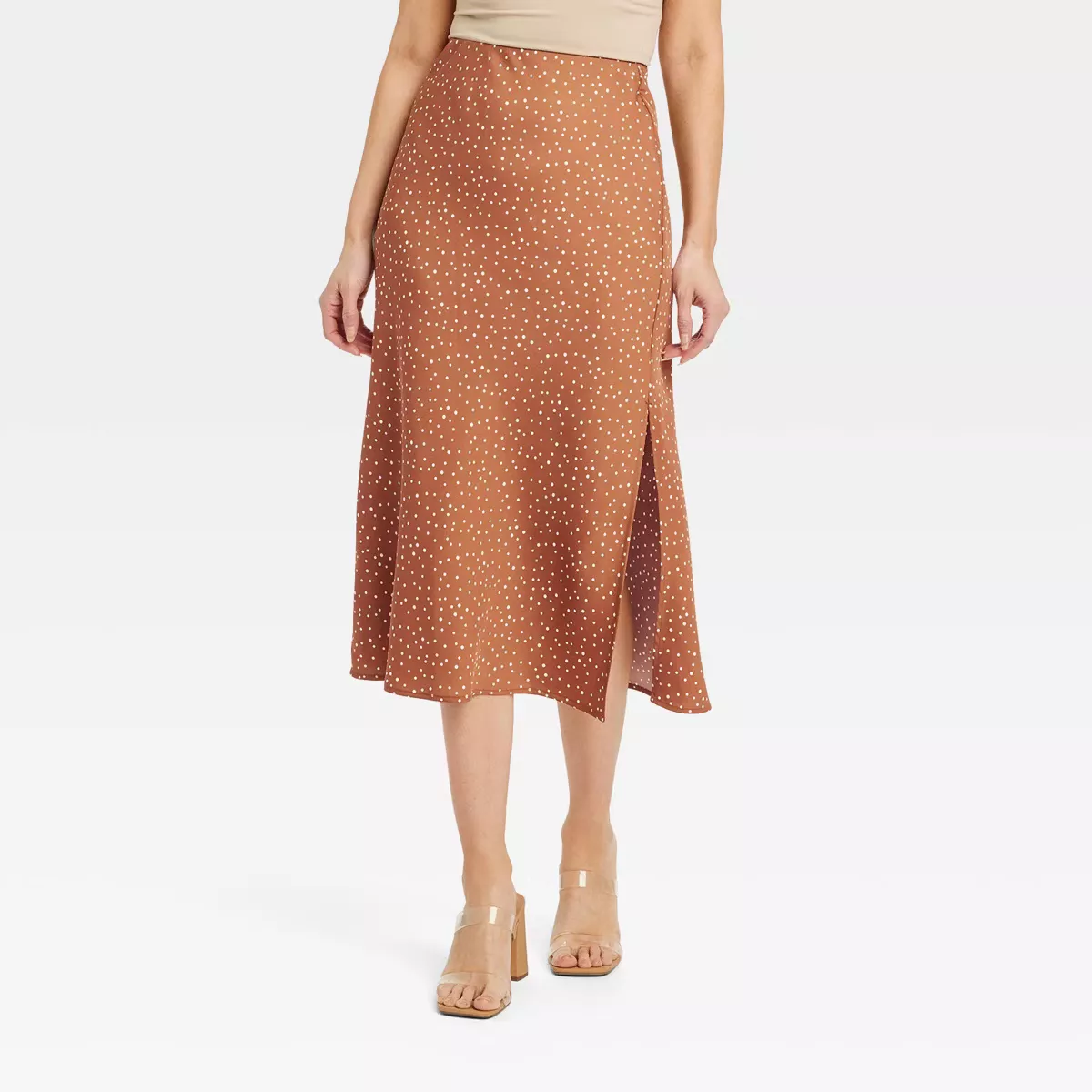 Women's Midi A-Line Slip Skirt - A … curated on LTK