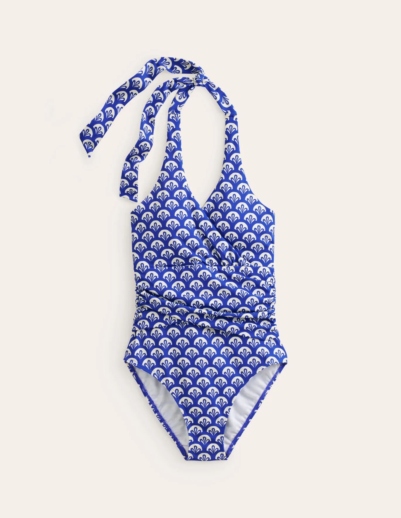 Levanzo Ruched Halter Swimsuit | Boden (US)