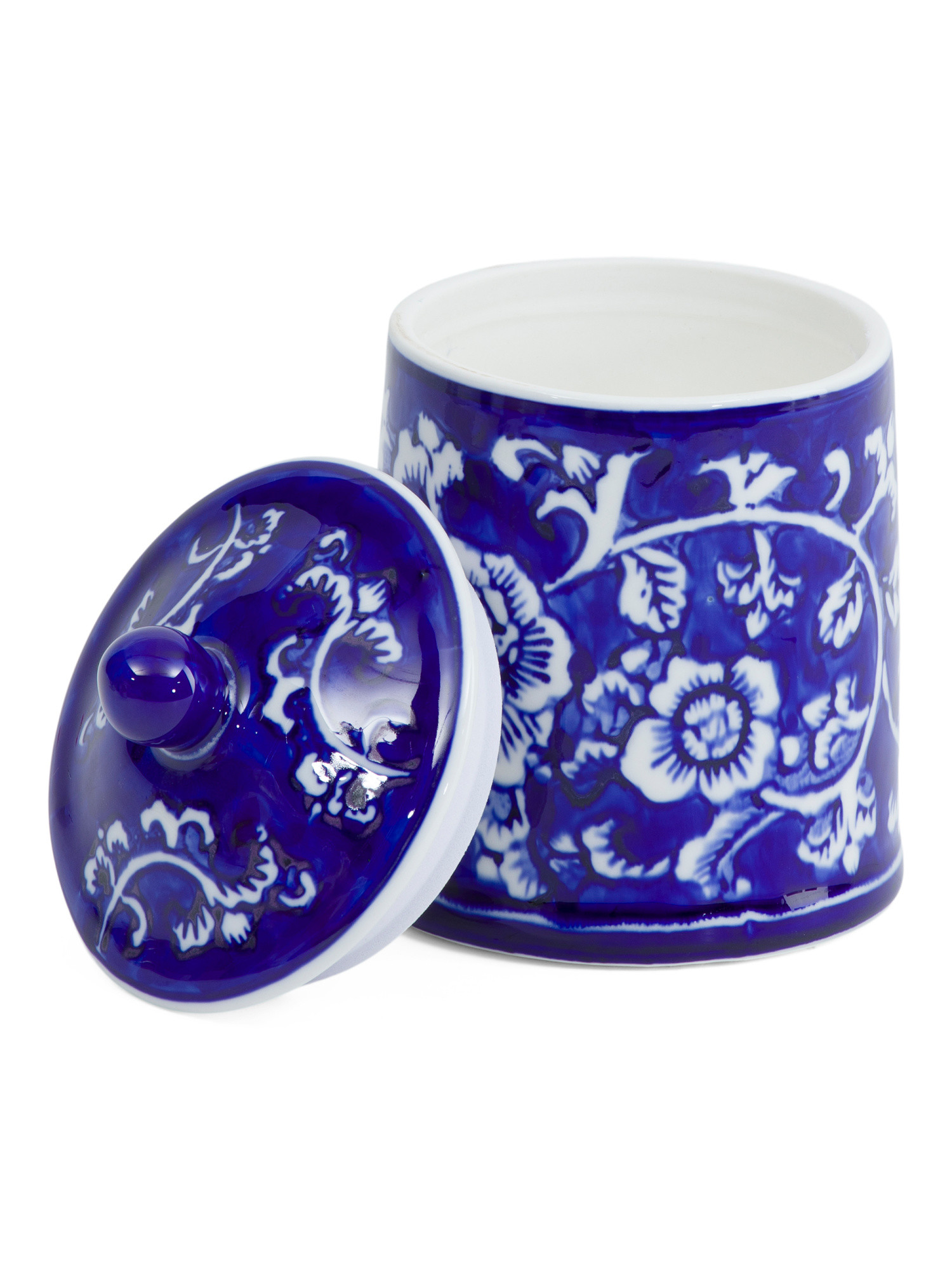 8oz Chinoiserie Scented Candle With Lid | TJ Maxx