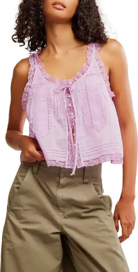 Evermore Lace Trim Tank | Nordstrom