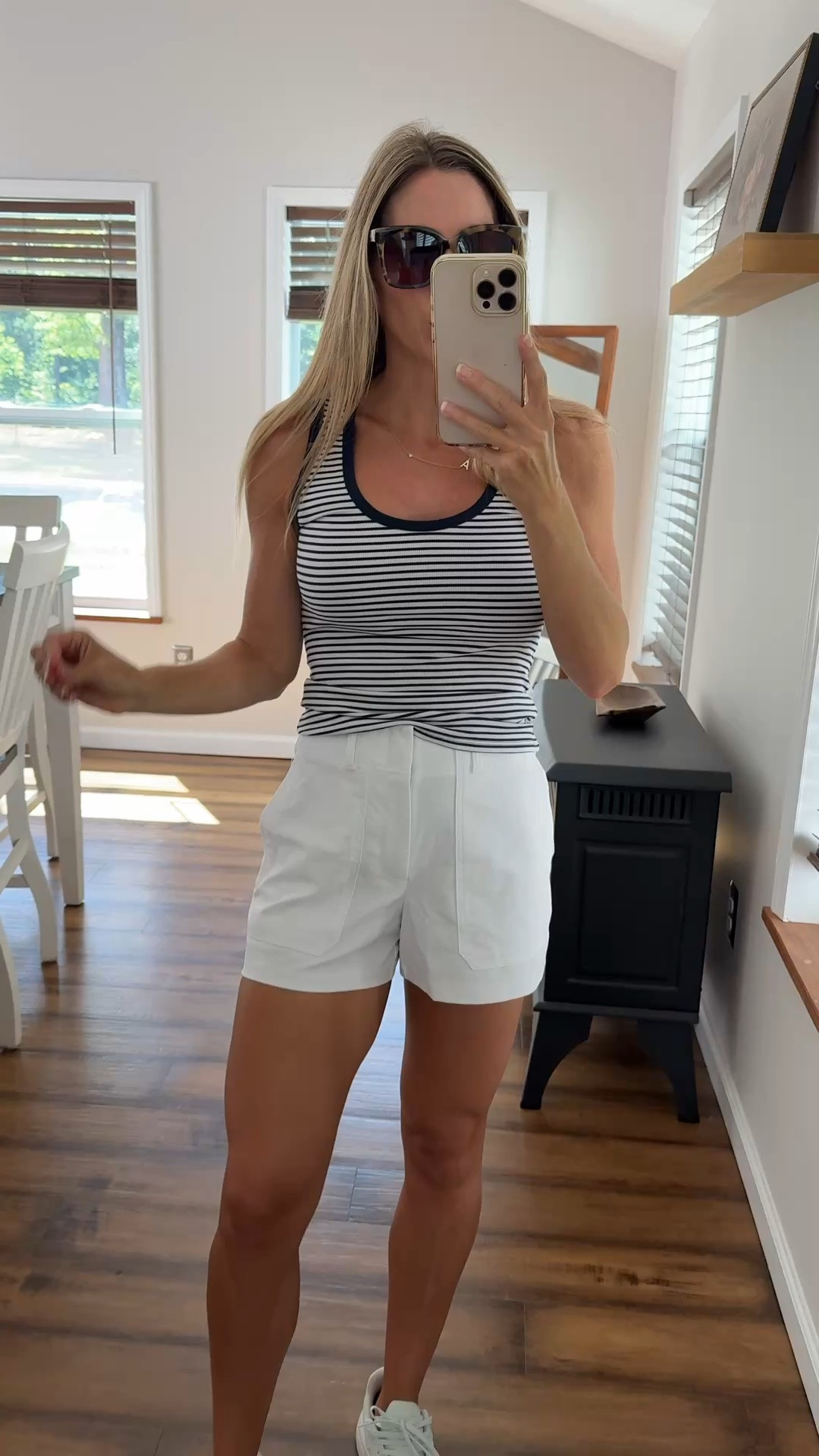 Athleta shorts, causal trouser shorts , ribbed tank top

#LTKSeasonal #LTKActive #LTKSaleAlert