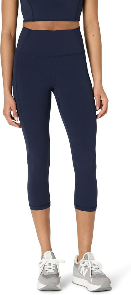 Amazon Essentials Women's Active FormFlex Buttery Soft High Waist 19" Inseam Capri Yoga Workout L... | Amazon (US)