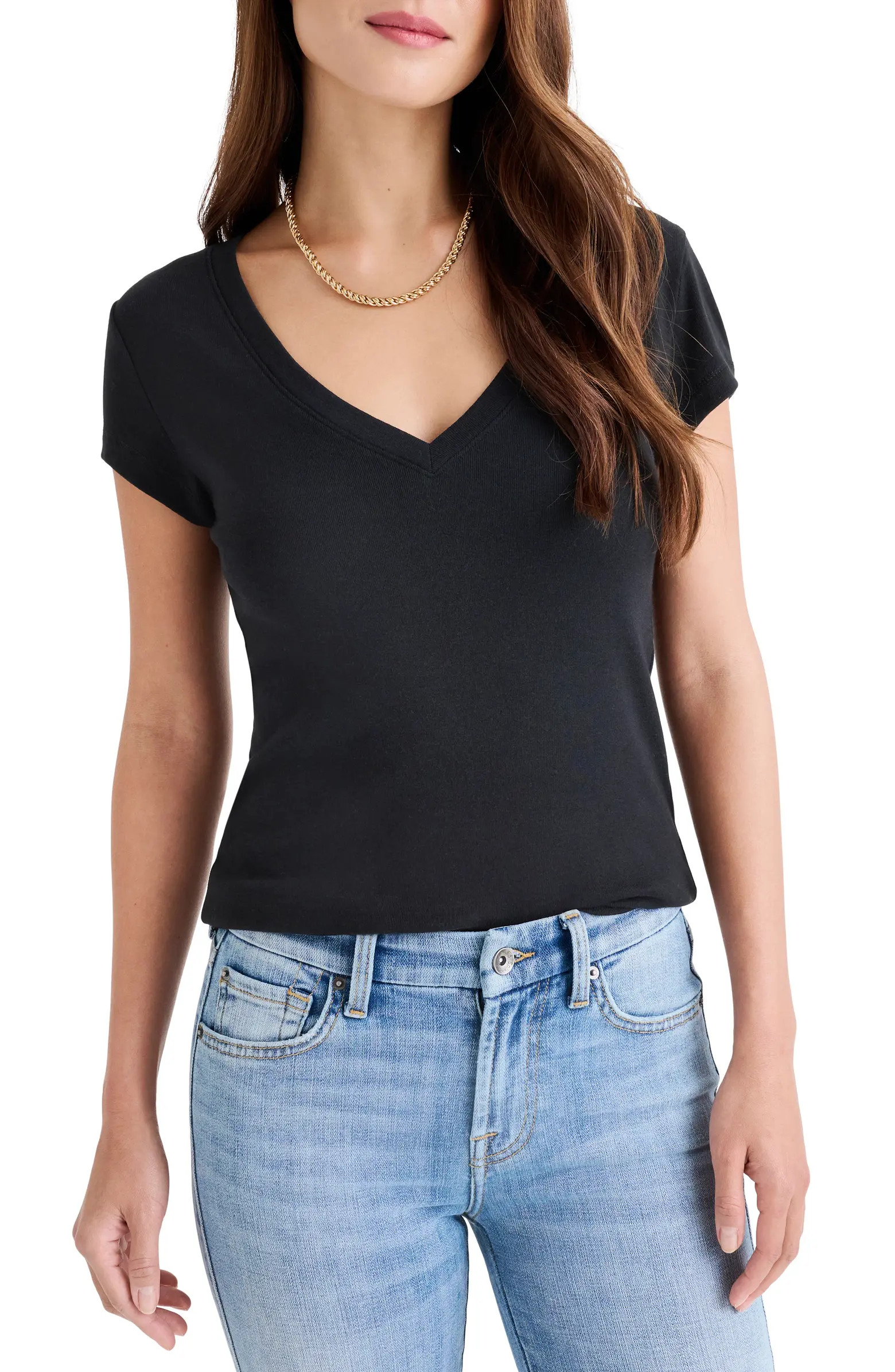 Faye V-Neck Tee | Nordstrom