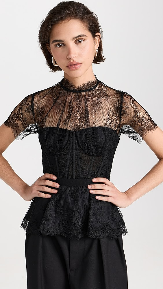 Kehlani Lace Bustier Top | Shopbop