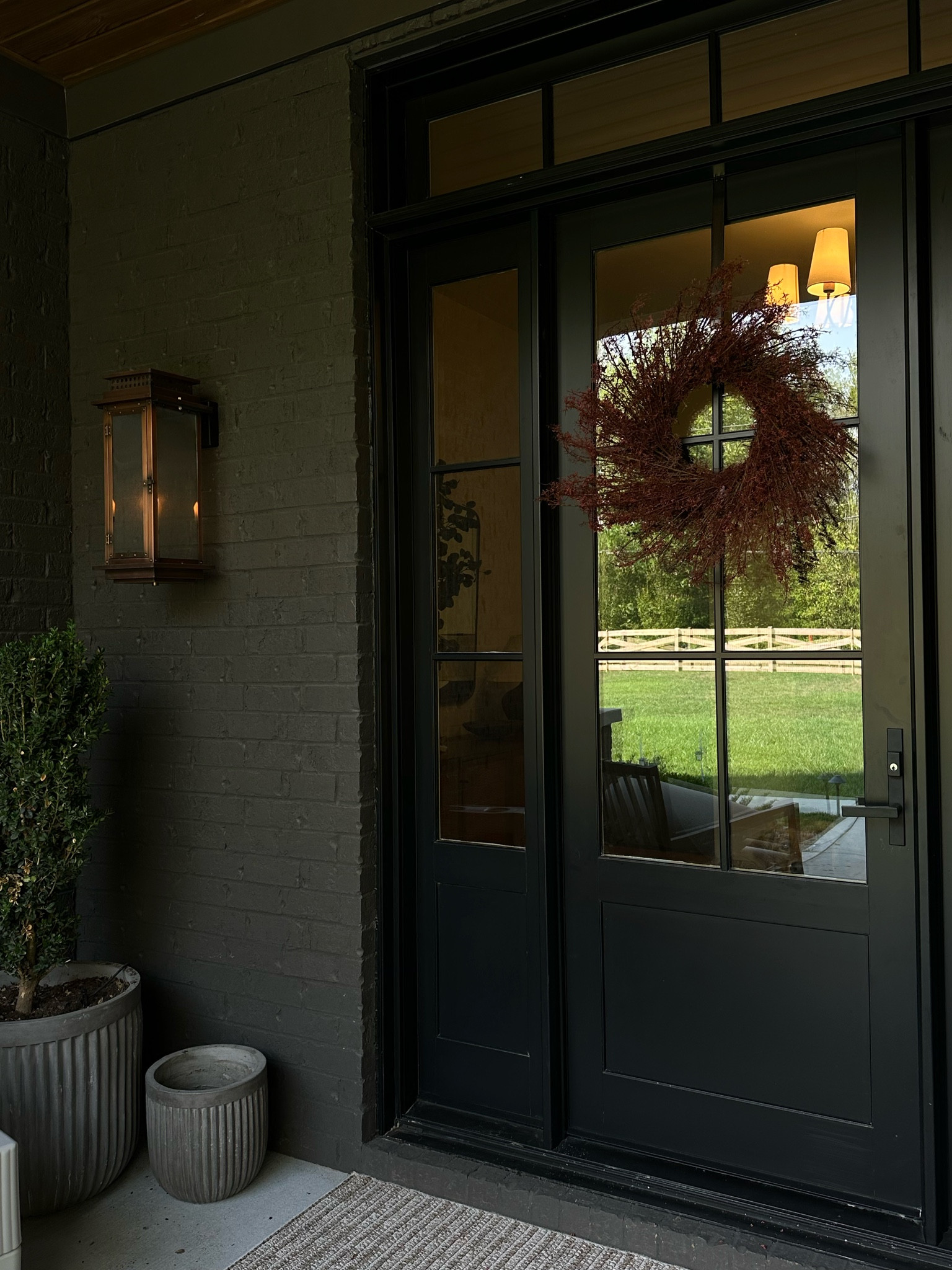 Grabbed this fall wreath from Wayfair on sale! Also a Christmas one while I was ordering and it was on sale. @wayfair #wayfair #wayfairpartner