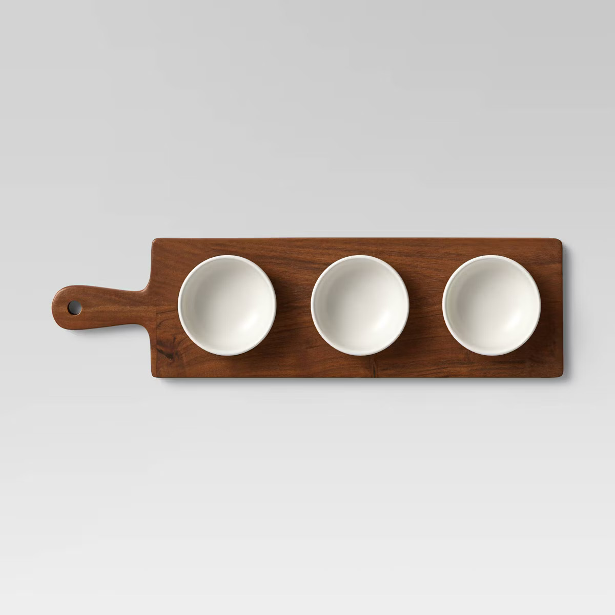 4pc Wood Cutting Board and Ceramic Bowl Set - Threshold™ | Target