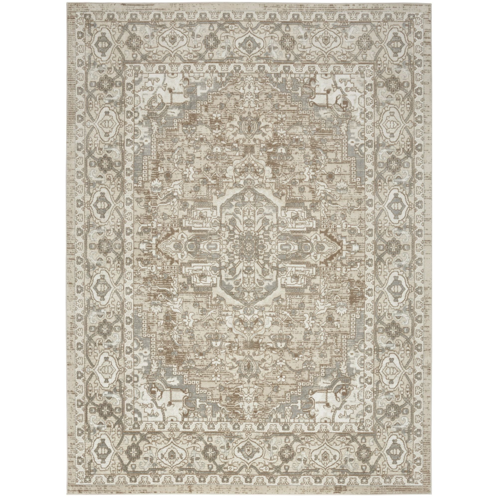 Nourison Concerto Persian Beige 5'3" x 7'3" Area Rug, (5x7) | Walmart (US)