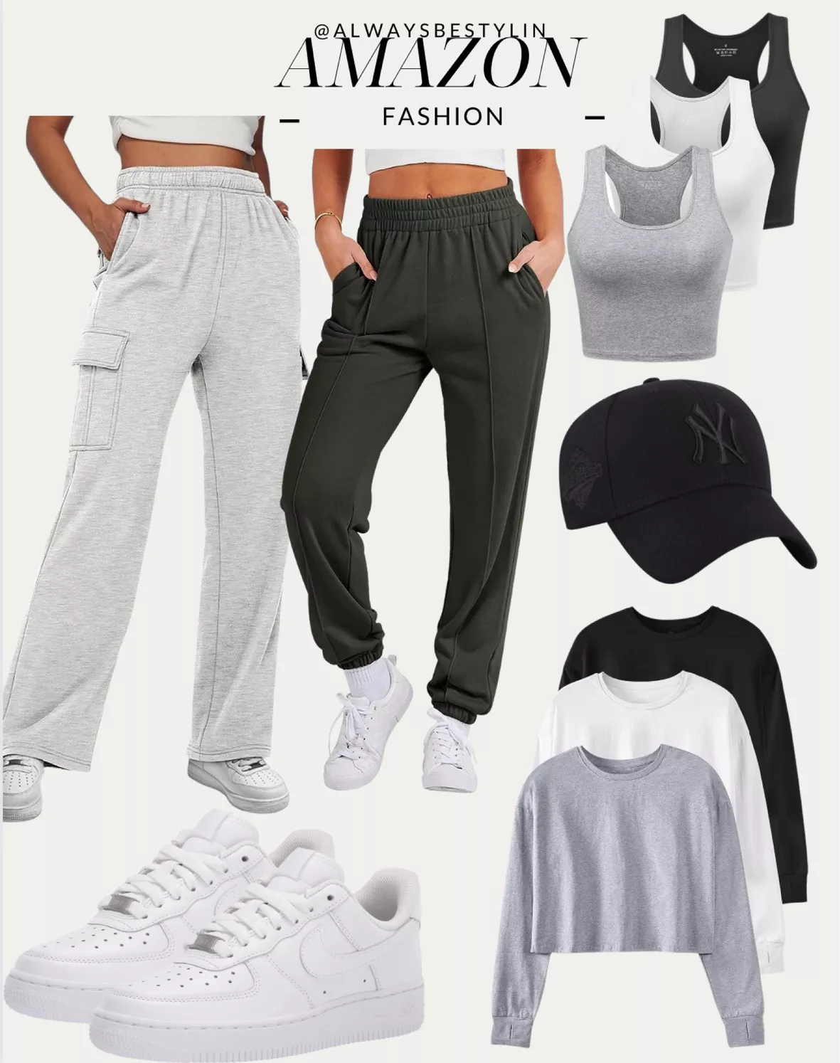 ANRABESS Women's Sweatpants Baggy … curated on LTK