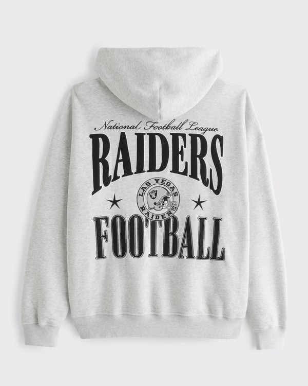 NFL Las Vegas Raiders Graphic Popover Hoodie | NFL | Abercrombie.com | Abercrombie & Fitch (US)