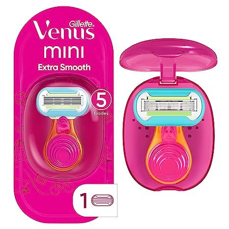 Gillette Venus Mini Extra Smooth Razors for Women, Includes 1 Venus Mini Razor, 1 Razor Blade Ref... | Amazon (US)