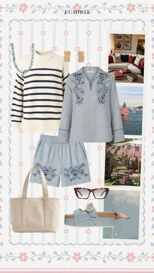 Red, white & totally outfitted. ❤️🤍💙

I rounded up complete summer looks that capture a timeless Americana feel—from crisp white dresses and easy denim to classic stripes, gingham, and the perfect pops of red. Whether you're headed to the lake, the beach, a backyard barbecue, or simply soaking up summer, these outfits are polished, versatile, and easy to wear all season long.

Shop the full edit below!

#SummerStyle #AllAmericanStyle #RedWhiteAndBlue #ClassicStyle #LTKStyle #LTKFinds #SummerOutfits #VacationStyle #WeekendStyle #StyleInspiration #FourthOfJulyStyle #ResortStyle #TimelessFashion #CapsuleWardrobe #SummerWardrobe

#LTKSeasonal #LTKOver40