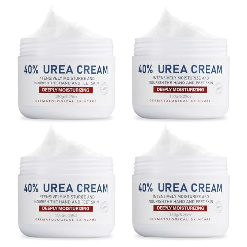 OUKEYA Urea Cream 40 Percent,Foot & Hand Cream for Dry Cracked,Urea Lotion for Feet Maximum Strength(4 Packs) | Amazon (US)