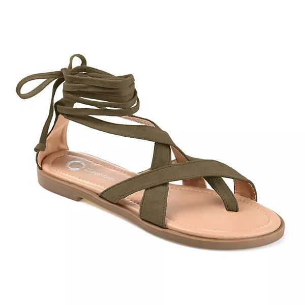 Journee Collection Charlee Women's Lace-Up Sandals | Kohl's