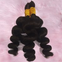 Loose Wave Human Hair Bulk For Braiding Brazilian Remy No Weft Micro Bundle 1/2/3Pieces/Lot | Etsy (US)