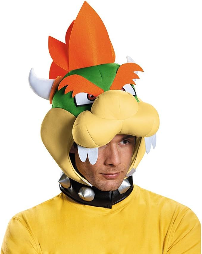 Disguise Men's Bowser Headpiece Costume Accessory - Adult | Amazon (US)