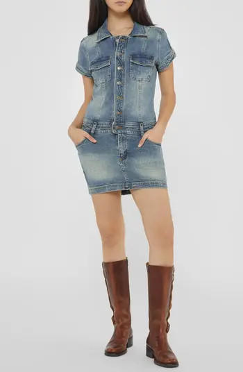 Denim Minidress | Nordstrom