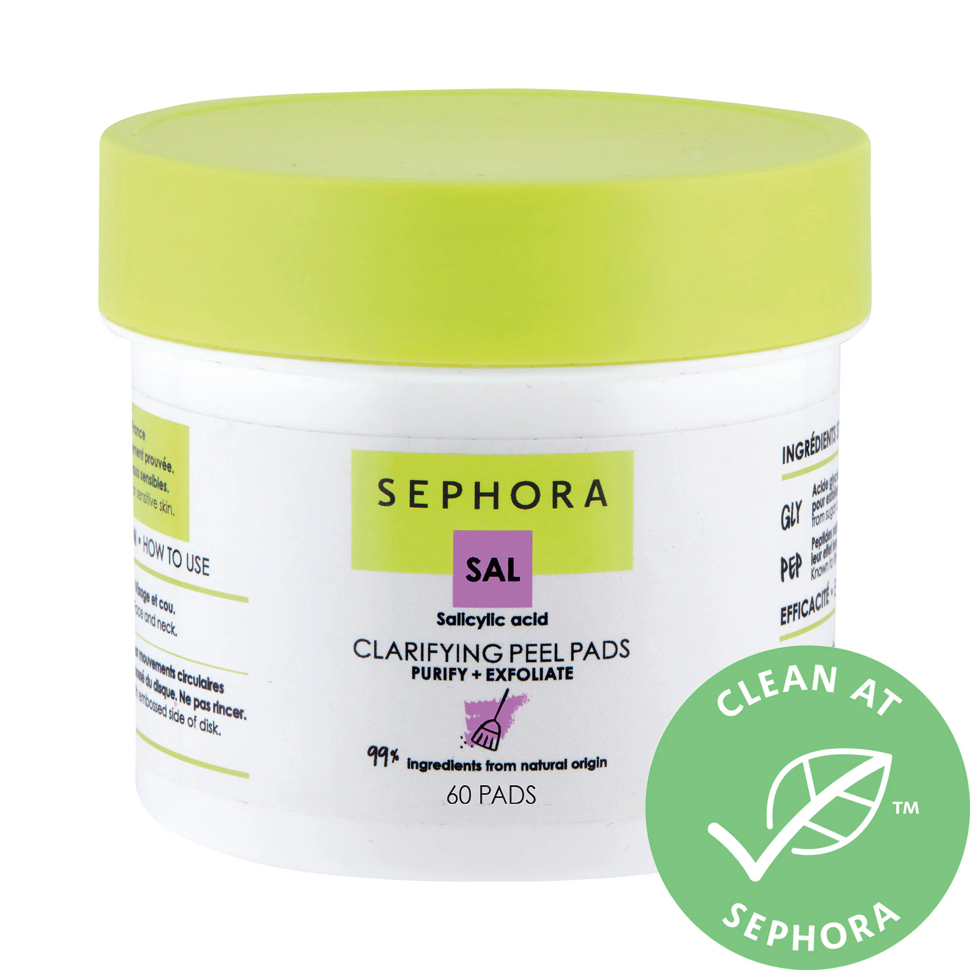 SEPHORA COLLECTION Clarifying Peel Pads 60 Pads | Sephora (US)