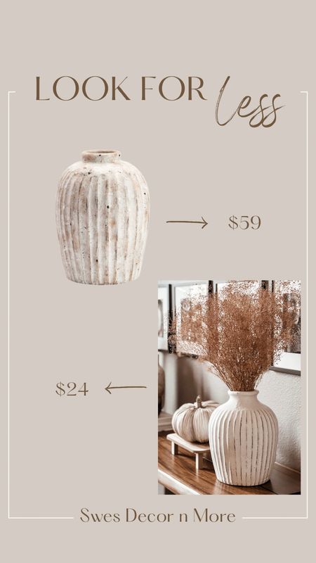 Look for less pottery barn vase at JCPenney! #vase #potterybarn #jcpenney #affordable # budgetdecor