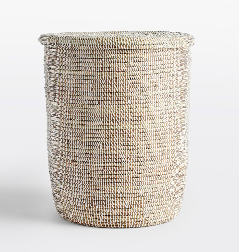 Burres Woven Hamper with Lid | Rejuvenation