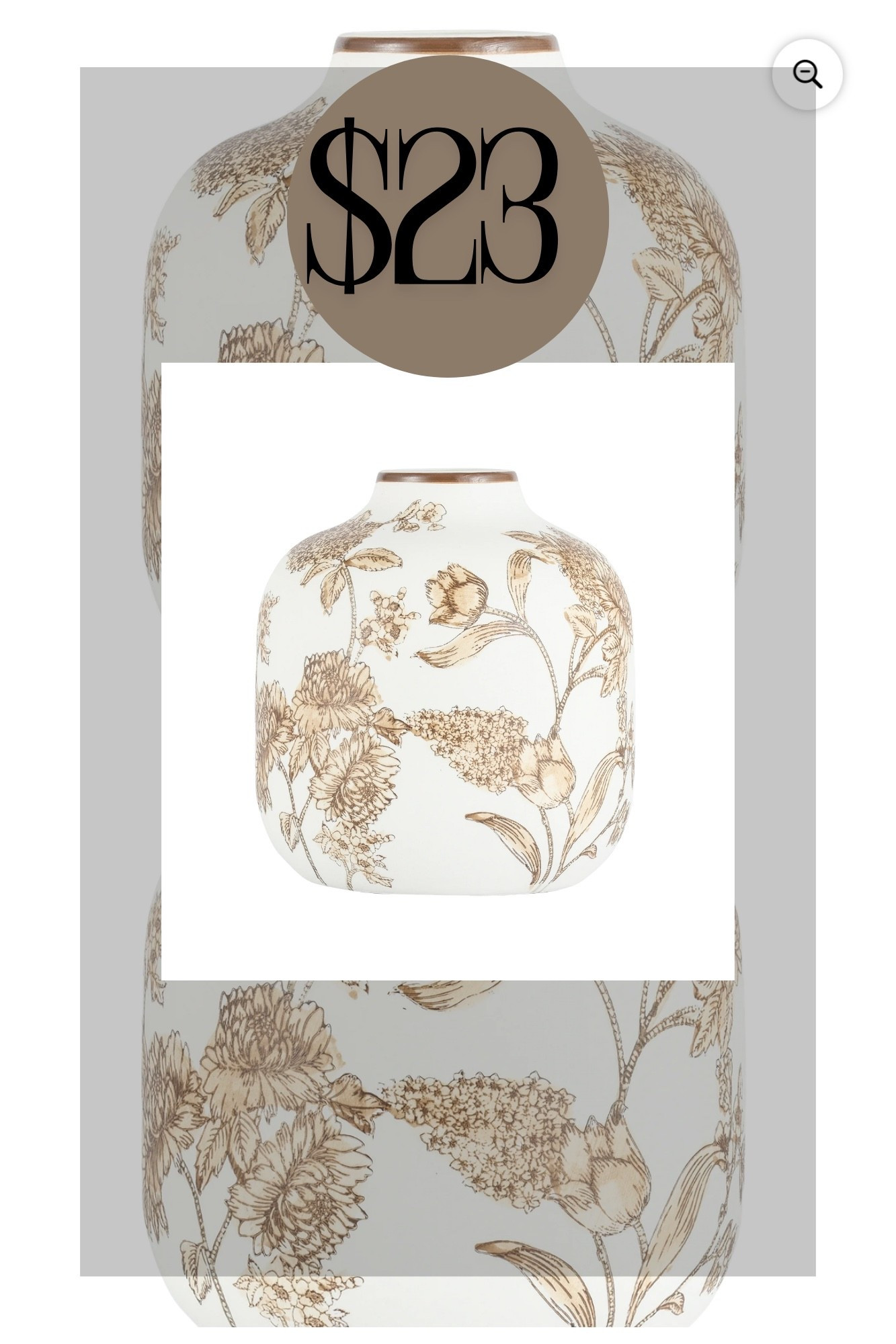 Cutest vase alert!! Love the neutral colors, this can go in any room and add so much! 

#LTKStyleTip #LTKHome #LTKFindsUnder50