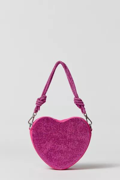 Kimchi Blue Diamonte Heart Baguette Bag | Urban Outfitters (US and RoW)