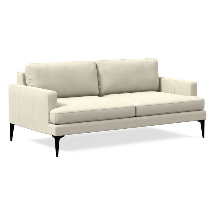 Andes Leather Sofa (76.5") | West Elm (US)