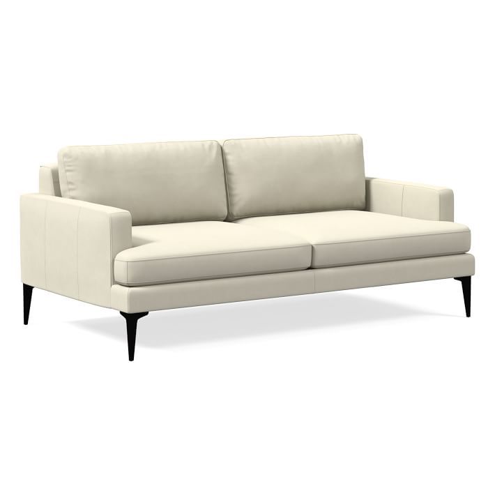 Andes Leather Sofa (76.5") | West Elm (US)