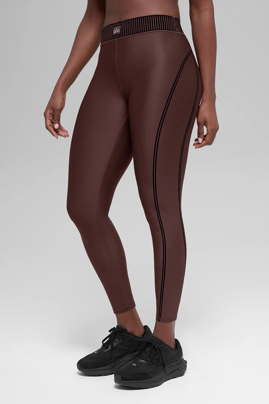ALO | Airlift High-Waist 7/8 Line Up Legging in Brownstone, Size: 2XS | Alo Yoga (US)